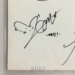 Rare Gfriend All Member Hand Signed Autograph Inkigayo Broadcast Card Eunha