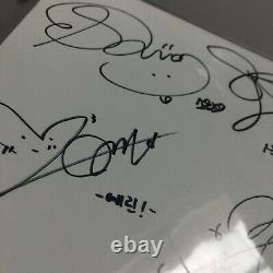 Rare Gfriend All Member Hand Signed Autograph Inkigayo Broadcast Card Eunha