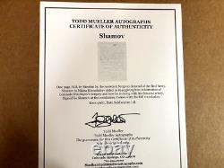 Rare Hand Signed Als-from Shamov-surgeon General To Nikta Khrushchev 1944