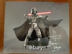 Rare Hand Signed Dave Prowse Darth Vader Autographed Star Wars Beckett COA David