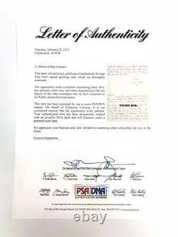 Rare JOHN GOTTI Hand Written signed letter PSA/DNA Authentication New York Times