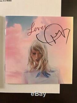Rare Taylor Swift Autograph Hand Signed Lover CD Booklet & ME! CD Single with COA