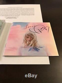 Rare Taylor Swift Autograph Hand Signed Lover CD Booklet & ME! CD Single with COA