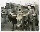 Raymond Massey Hand Signed Photograph