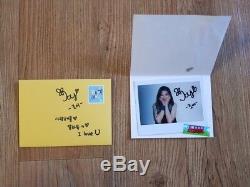 Red Velvet Naver Event Prize HAPPINESS Real Polaroid Autographed Hand Signed JOY