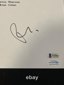 Robert Downey Jr. Signed Autograph Tropic Thunder Script Cover BAS Beckett