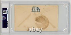 Robert Frost Signed and Hand Addressed Envelope Autographed PSA DNA Encased