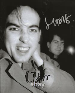 Robert Smith & Lol Tolhurst of The Cure REAL hand SIGNED Photo COA Autographed