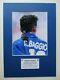 Roberto Baggio Italian Legend Genuine Hand Signed A3 Photo Mount Display Coa