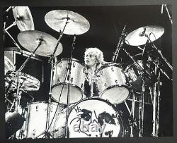 Roger Taylor Authentic Hand Signed 10x8 Photo Original Queen Drummer Mercury May