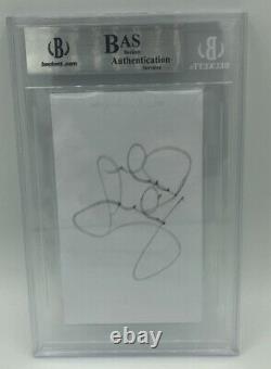 Rush Limbaugh Hand Signed Autographed Beckett BAS Authenticated Encapsulated