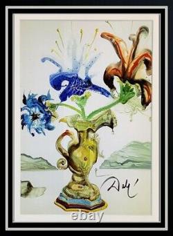 SALVADOR DALI 11x14 Matted Print FRAME READY Hand Signed Signature