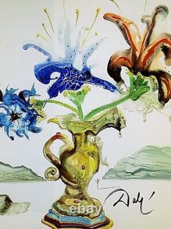 SALVADOR DALI 11x14 Matted Print FRAME READY Hand Signed Signature