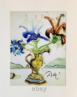 SALVADOR DALI 11x14 Matted Print FRAME READY Hand Signed Signature