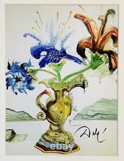 SALVADOR DALI 11x14 Matted Print FRAME READY Hand Signed Signature