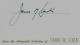 Sec Chairman James M. Landis Hand Signed 3x5 Card Jg Autographs Coa