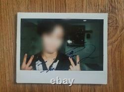 SHINEE TAEMIN Broadcast Event Prize Real Polaroid Autographed Hand Signed