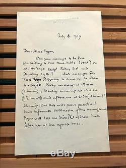 SIGNED Hand-written Letter by J R R Tolkien