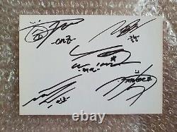 SM SHINEE 2014 SBS Ingikayo Q Card Autographed Hand Signed JONGHYUN