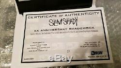 SOLD OUT IN HAND Eminem Autographed SSLP20 Film Strip Shadowbox LE #54/99 Signed