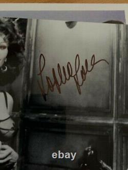 SOPHIA LOREN HAND SIGNED OVERSIZED 11x14 PHOTO SEXY LINGERIE POSE JSA