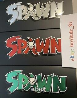 SPAWN KICKSTARTER 3 PACK TRILOGY Todd McFarlane AUTOGRAPHED. IN HAND! FREE SHIP