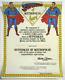 Superman Metropolis Award Hand Signed By Joe Shuster Jerry Siegel & Kirk Alyn