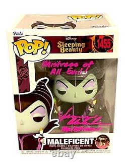 SUSANNE BLAKESLEE Hand Signed MALEFICENT Disney FUNKO POP Autograph JSA COA CERT