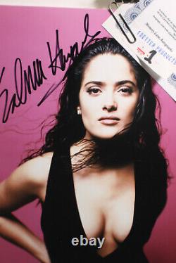 Salma Hayek Hand Signed SEXY HOT 8X10 Photo COA Memory Lane Autographs Doc2341
