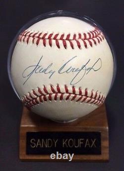 Sandy Koufax Hand Signed NL Baseball in case Brooklyn Dodgers mt Autograph JSA