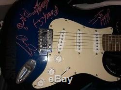 Scorpions Hand Signed Electric Guitar AUTOGRAPHED See Exact Proof