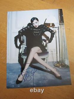 Sexy SHU QI handsigned 8x10 IN PERSON! Rare