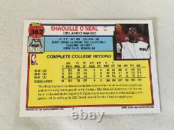 Shaquille O'Neal HOF HAND SIGNED 1992 Topps DRAFT PICK ROOKIE withCOA Very Rare