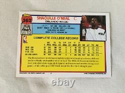 Shaquille O'Neal HOF HAND SIGNED 1992 Topps DRAFT PICK ROOKIE withCOA Very Rare