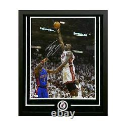 Shaquille O'Neal Hand Signed & Framed Miami Heat 16x20 Basketball Photo