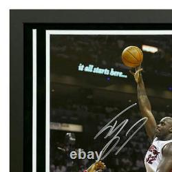 Shaquille O'Neal Hand Signed & Framed Miami Heat 16x20 Basketball Photo