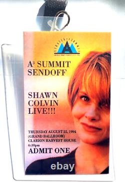 Shawn Colvin Hand Jsa Cert Hand Signed Autograph Acous/elec Gloss Black