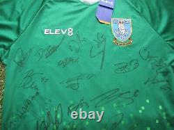 Sheffield Wednesday Shirt Hand Signed by 2023/2024 Squad 23 Autographs Windass