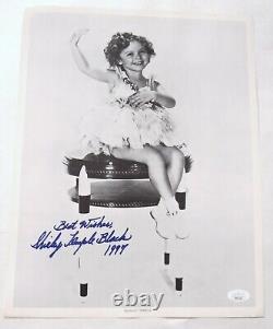 Shirley Temple Black REAL hand SIGNED 11x14 Photo #2 JSA COA Autographed