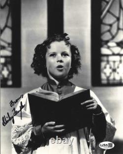 Shirley Temple REAL hand SIGNED 8x10 Photo JSA COA Autographed Child Actress
