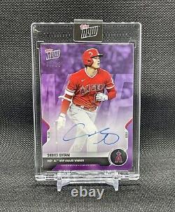 Shohei Ohtani 2021 MLB Topps Now AL MVP On-Card Auto # to /25 OS-40C IN HAND