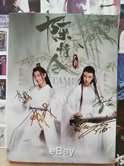 Signed Photobook The Untamed Wang Yibo Sean Xiao Hand Autograph