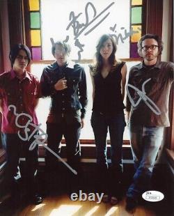 Silversun Pickups Band by all 4 8X10 Photo Hand Signed Autographed JSA