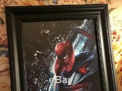 Stan Lee Hand Signed Autographed Custom Framed 11x17 Spider-Man Photo with JSA COA