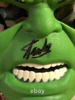 Stan Lee Hand Signed Autographed Incredible Hulk Mask with Excelsior & PSA COA