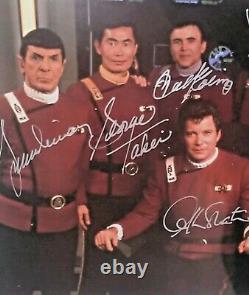 Star Trek Cast Heroes Of The Final Frontier Hand Signed Photo 1334/2500 COA NEW