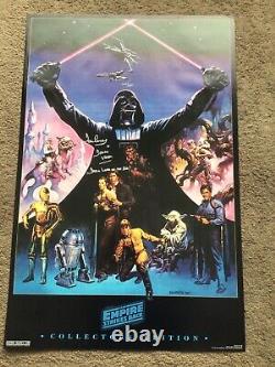 Star Wars 1994 original poster hand signed by Dave Prowse inc COA