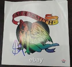 Steven Tyler Hand Signed Aerosmith 45 Record Angel 100% Authentic P. A. A. S. Coa