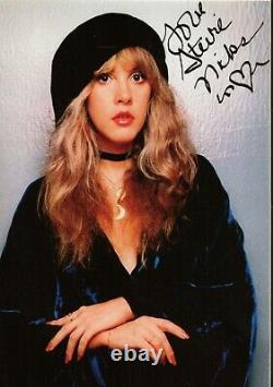 Stevie Nicks Hand Signed Autograph Photo Framed & Mounted A4 COA Great Gift