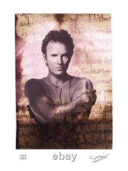 Sting Hand-Signed and Numbered Limited Edition Lithograph